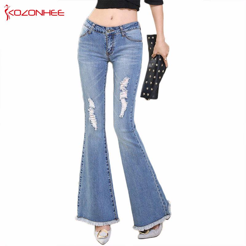 Jeans KOZONHEE Tassel Hole Ripped Flare Jeans Women Long BellBottoms Jeans Stretching For Girls Trousers For Women Jeans Large Size, Blue
Jeans KOZONHEE Tassel Hole Ripped Flare Jeans Women Long BellBottoms Jeans Stretching For Girls Trousers For Women Jeans Large Size, Blue