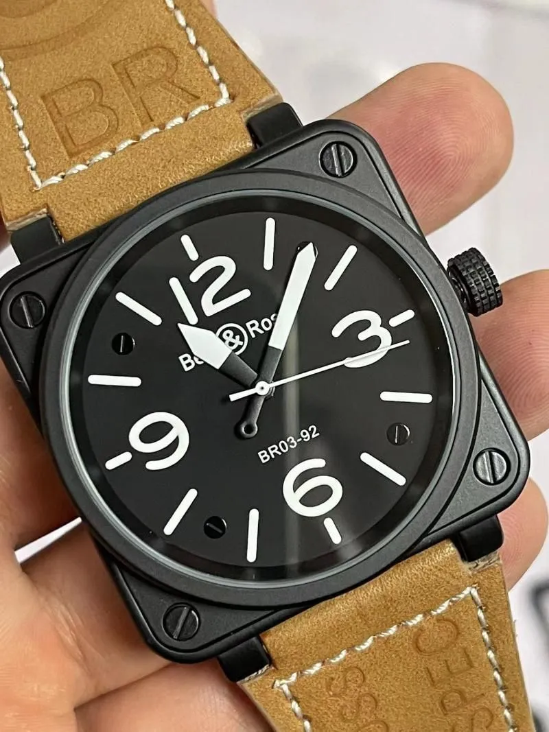 New Wristwatches Men Automatic Mechanical Watch Bell Brown Leather Black Ross RubberWristwatches WristwatchesWristwatches, Orange
New Wristwatches Men Automatic Mechanical Watch Bell Brown Leather Black Ross RubberWristwatches WristwatchesWristwatches, Orange