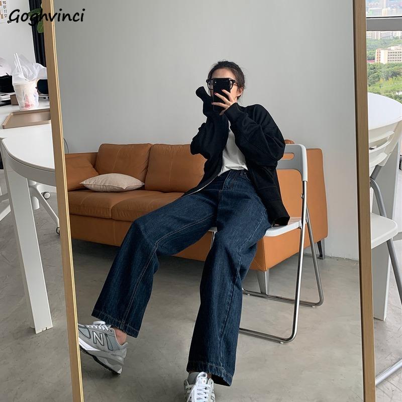 Jeans Women Jeans Loose Wide Leg High Waist Zipper Fly Placket Allmatch Popular 5XL Fashion Dark Blue Hip Hop Leisure Korean Style
Jeans Women Jeans Loose Wide Leg High Waist Zipper Fly Placket Allmatch Popular 5XL Fashion Dark Blue Hip Hop Leisure Korean Style