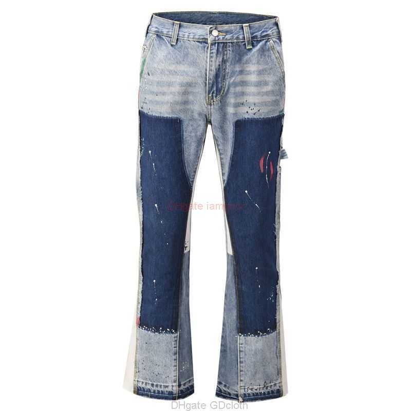Fashion Designer Clothing Galleries Denim Pants High Street Galleryes Depts Same Model Bieber Splash Micro Flared Pants Mens Fashion Brand Mop Contrast Stitching J, Blue
Fashion Designer Clothing Galleries Denim Pants High Street Galleryes Depts Same Model Bieber Splash Micro Flared Pants Mens Fashion Brand Mop Contrast Stitching J, Blue