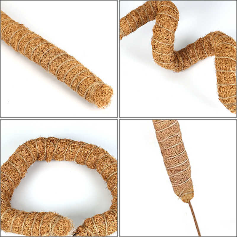 Other Garden Supplies Plant Support Moss Pole Coir Climbing Stakes Bendable Extension for Indoor Monstera Green Dill Vine Climbing Plant Garden Access