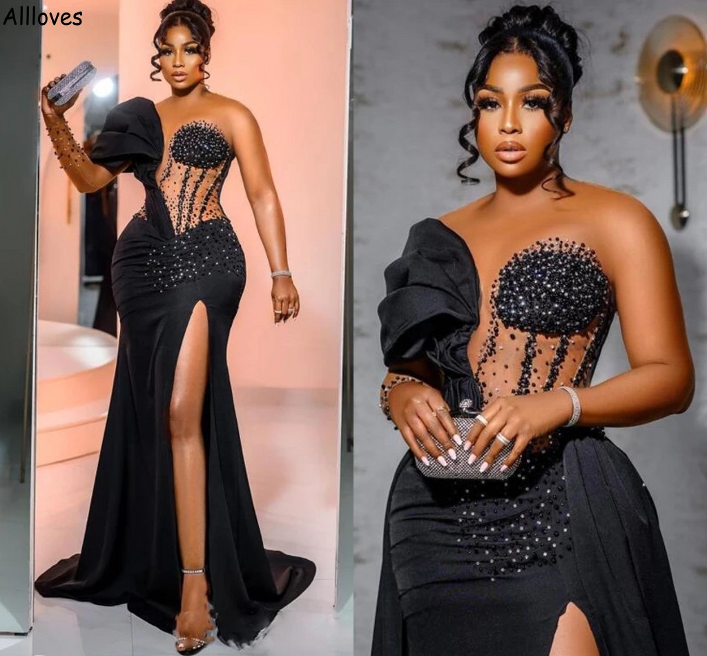 South Africa Nigeria Black Girls Mermaid Prom Dresses With Detahable Train Sequins Beaded Long Sleeve Formal Occasion Evening Gowns Sexy Thigh Slit Vestidos CL1627, Dark red
South Africa Nigeria Black Girls Mermaid Prom Dresses With Detahable Train Sequins Beaded Long Sleeve Formal Occasion Evening Gowns Sexy Thigh Slit Vestidos CL1627, Dark red