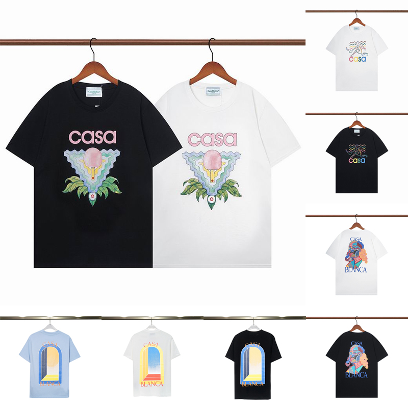 Mens T shirt Designer Casablancas Shirt Man S Womens Tshirts With Letters Print Short Sleeves Summer casablanc T-Shirts Men Loose Tees S-3XL, 35 
Mens T shirt Designer Casablancas Shirt Man S Womens Tshirts With Letters Print Short Sleeves Summer casablanc T-Shirts Men Loose Tees S-3XL, 35