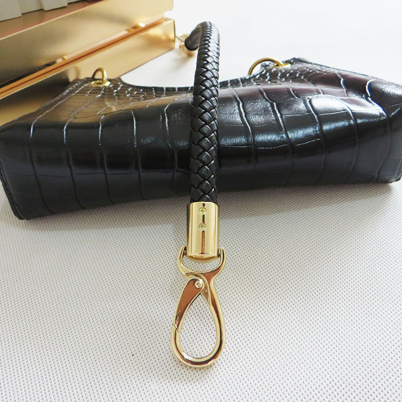 Bag Parts Accessories 2pcs 30-60cm High Quality Leather Bag Handles Braided Rope Detachable Shoulder Bags Strap Replacement Handbag Accessories Part 2