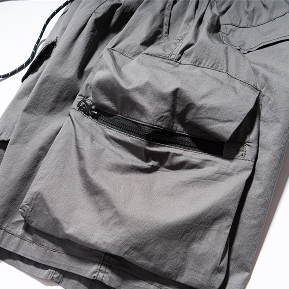 Men's Shorts TDFR Multi-Pocket Cargo Shorts Mens Summer Safari Style Solid Color Knee-length Shorts Casual Loose Half Pants Men 230519