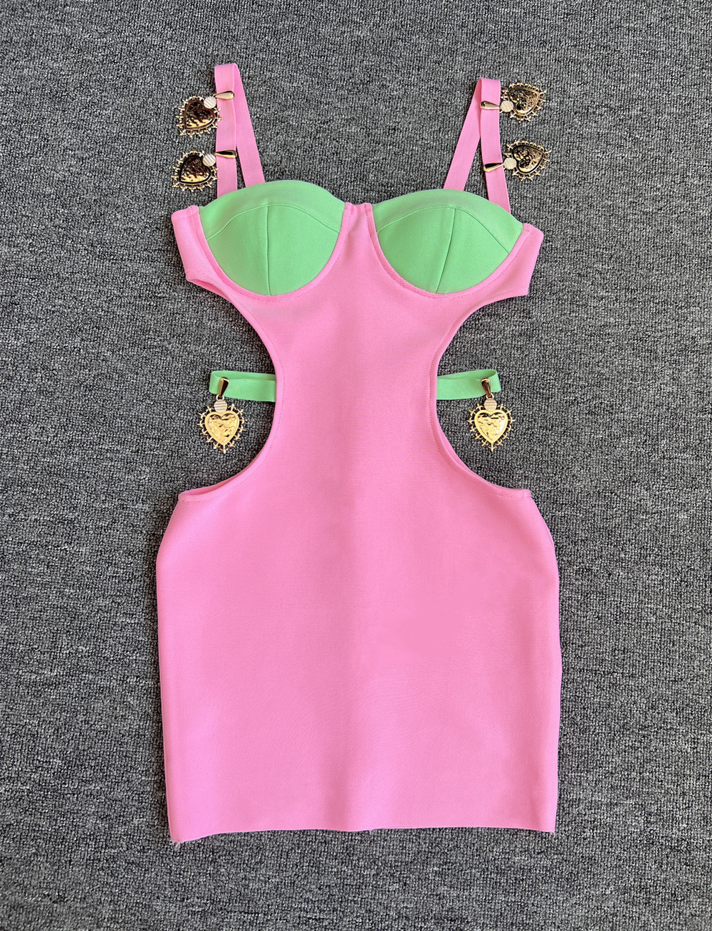 Basic Casual Dresses JUNE LIPS Winter Womens Sexy Pink Black Orange Hollow Out Bandage Mini Dress Evening Celebrity Club Party Dress 230519