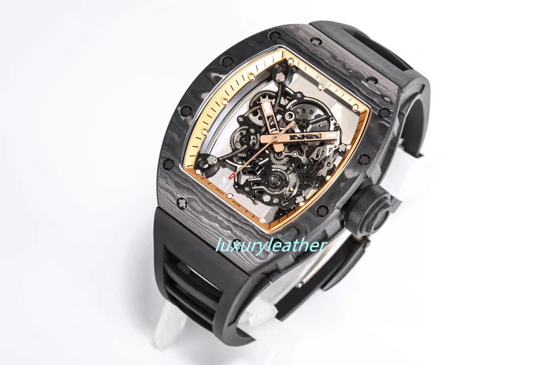 BBR 055 NTPT all carbon fiber watch RMUL2 all-in-one White Gem shock Absorber movement Sapphire crystal mirror Natural rubber watch band, As shown
BBR 055 NTPT all carbon fiber watch RMUL2 all-in-one White Gem shock Absorber movement Sapphire crystal mirror Natural rubber watch band, As shown