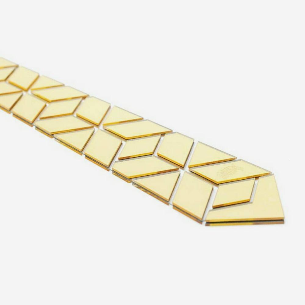 Neck Ties Glossy Gold Mirror Necktie Diamante Shape Slim Men Bling Accessory Wedding Night Club Singer DJ Fashion Show Party Tie Suits 230519