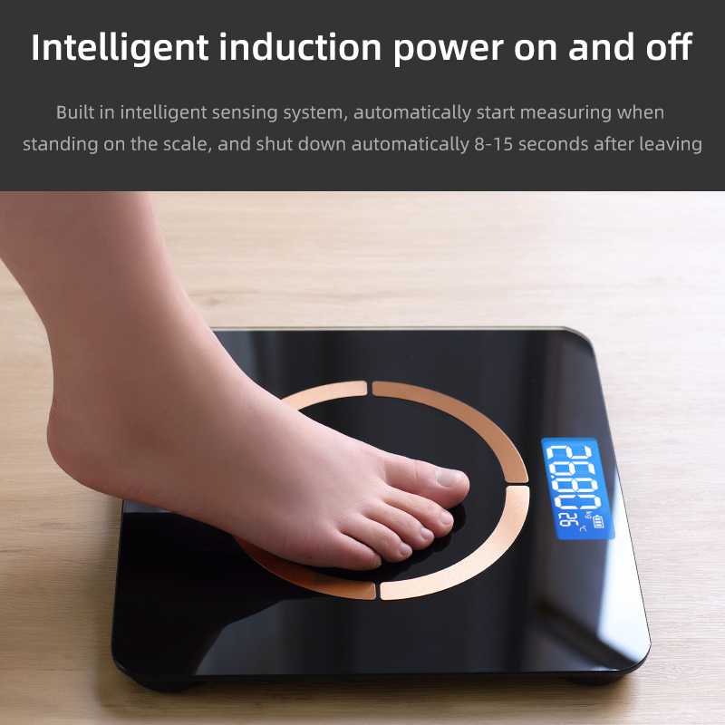 Body Weight Scales Smart Bathroom Scales Wireless Digital Weight Scale Body Fat Water Balance BMI Composition Analyzer Connect Bluetooth Smartphone 23