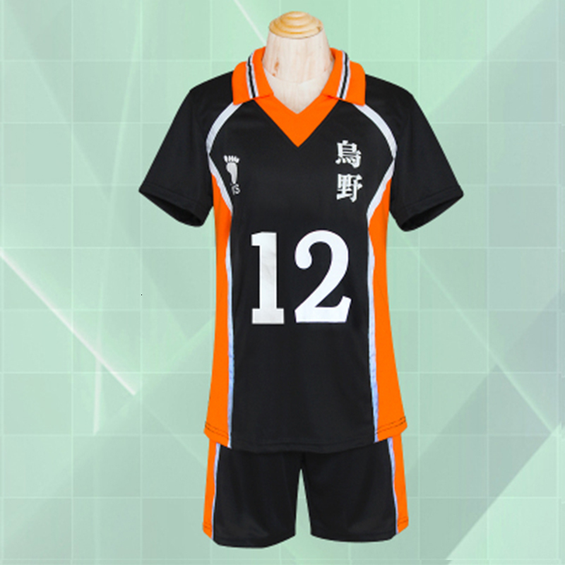 Outdoor T-Shirts 9 Styles Haikyuu Cosplay Costume Karasuno High School Volleyball Club Hinata Shyouyou Sportswear Jerseys Uniform 230520