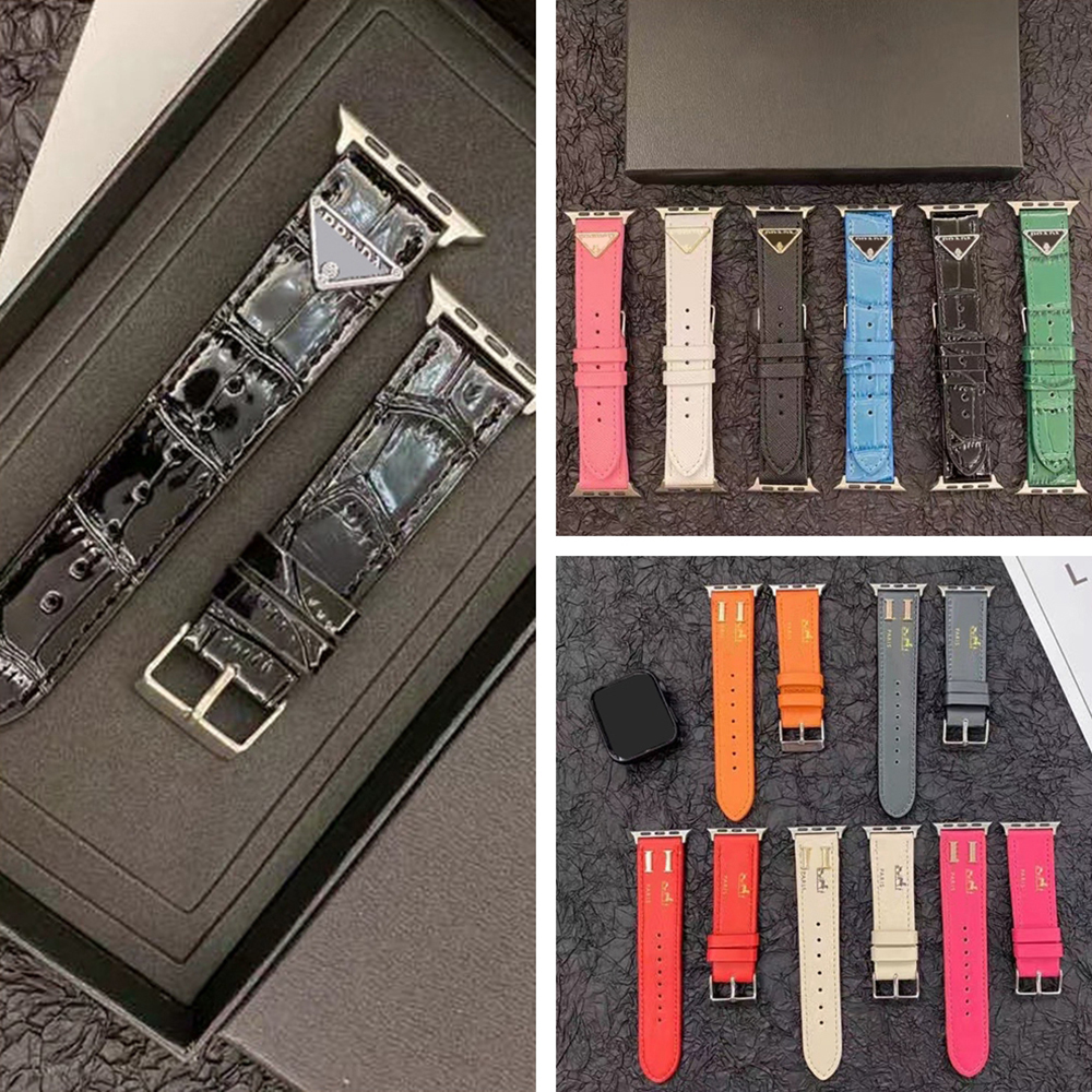 Beautiful Leather Watchband for Apple Watch Cases Luxury BrandP BrandH Designer Watch Band Strap High Quality 38mm 40mm 41mm 42mm 44mm 45mm 49mm with Logo Box Packing, #7
Beautiful Leather Watchband for Apple Watch Cases Luxury BrandP BrandH Designer Watch Band Strap High Quality 38mm 40mm 41mm 42mm 44mm 45mm 49mm with Logo Box Packing, #7