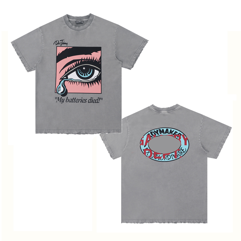 23ss Short Sleeve Cotton Tee Plus Size USA Summer Toymaker Vintage T shirt Streetwear Ripped Europe Spring Skateboard Men Unisex Tshirt Washed Grey Colors, E-937 gray
23ss Short Sleeve Cotton Tee Plus Size USA Summer Toymaker Vintage T shirt Streetwear Ripped Europe Spring Skateboard Men Unisex Tshirt Washed Grey Colors, E-937 gray