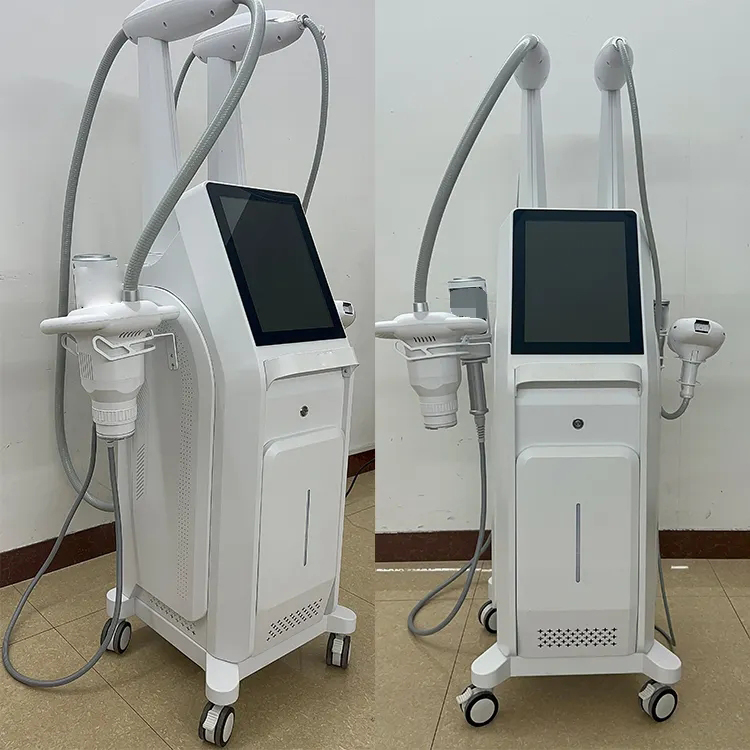 Vacuum RF 180 Mechanical Rotation Led Infrared 6 In 1 Roller Massage Vibrating Cellulite Remove machine face lift massage slimming Improve blood circu