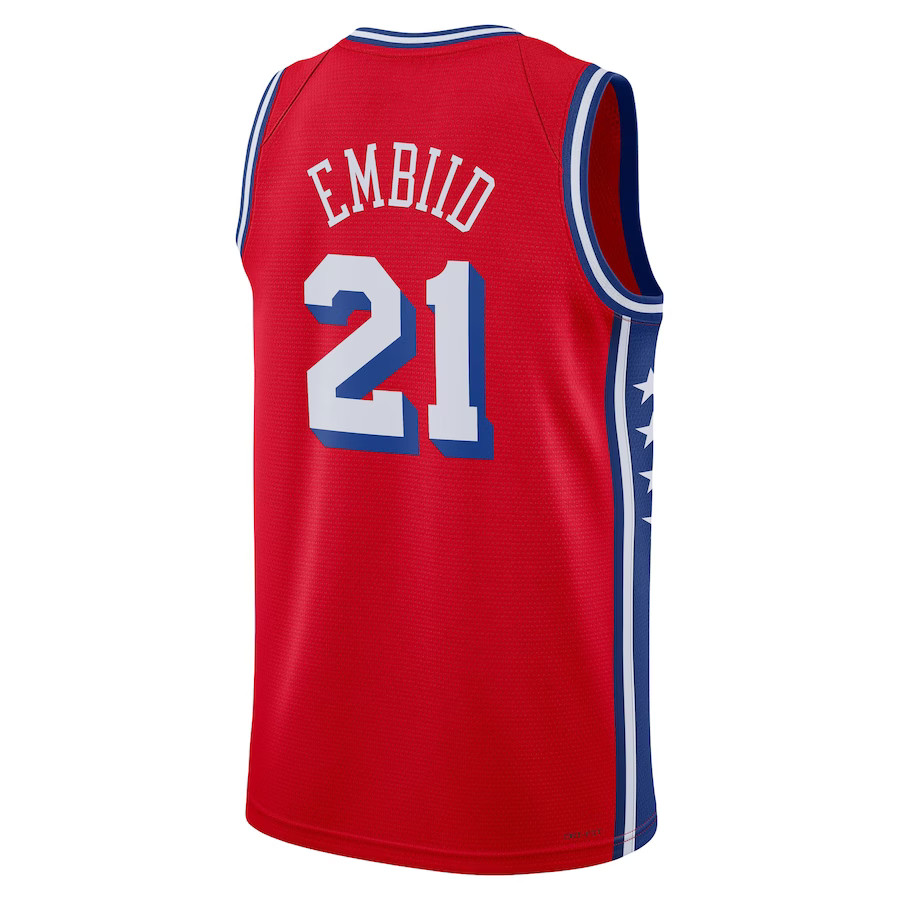 76erss Basketball Jerseys Tyrese Maxey VJ Edgecombe Paul George Joel Embiid Quentin Grimes Kelly Oubre Andre Drummond Dalen Terry Allen Iverson City J