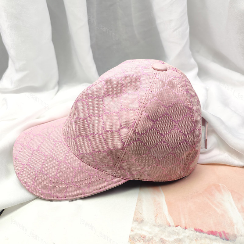 Ball Caps Pink Designer Canvas Baseball Hat for Men Women Embroidery Casquette Fitted Hats Wihte Black Fashion Casual Mens Designers SunHats Ball Caps G Jumbo