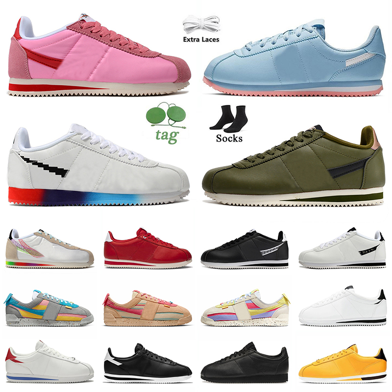 OG Designer Union Flat classic Cortez Sp Casual Shoes Sneakers For Mens Women Classic Black White Unions LA X Cortez Sesame Off Noir Cortezs Foam Trainer Runner 36-45