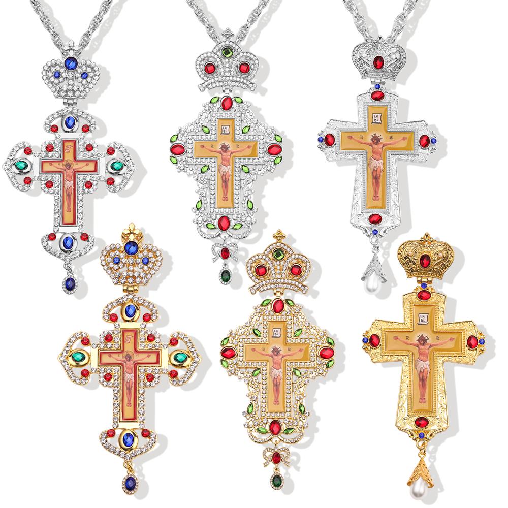 Necklaces Religious Cross Long Pendant Necklace Greece Crucifix Necklace Icon Byzantine Art and Orthodox Tradition Holy Cross Priests
Necklaces Religious Cross Long Pendant Necklace Greece Crucifix Necklace Icon Byzantine Art and Orthodox Tradition Holy Cross Priests
