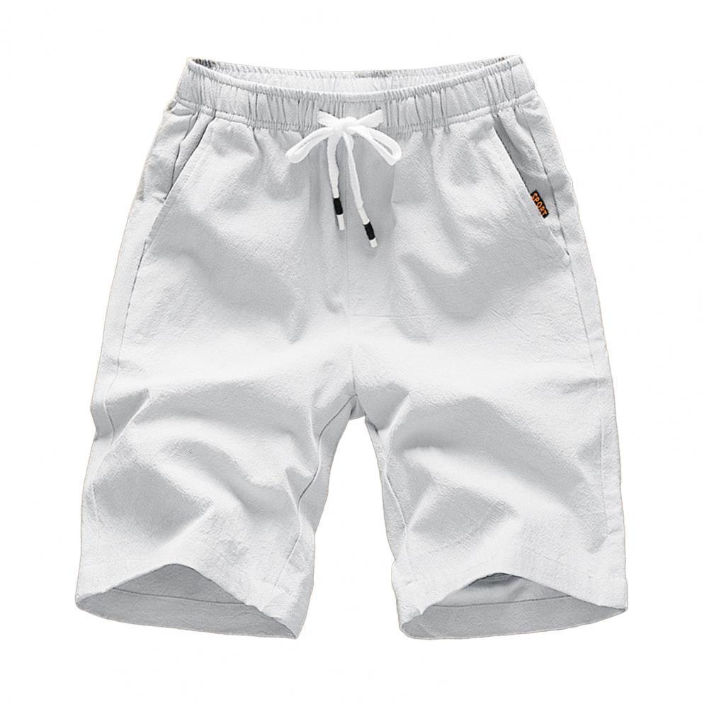 Mens Shorts Trendy Men Summer MidWaist Thin Elastic Waist Knee Length Pants Short Ice Silk 230519