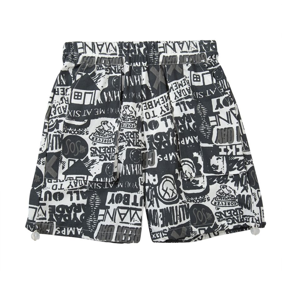 Children's shorts, new summer product, thin casual pants for boys, elastic waist, loose fitting fashionable letter design, outdoor jogging baby clothing, ages 2 to 14, Gray
Children's shorts, new summer product, thin casual pants for boys, elastic waist, loose fitting fashionable letter design, outdoor jogging baby clothing, ages 2 to 14, Gray