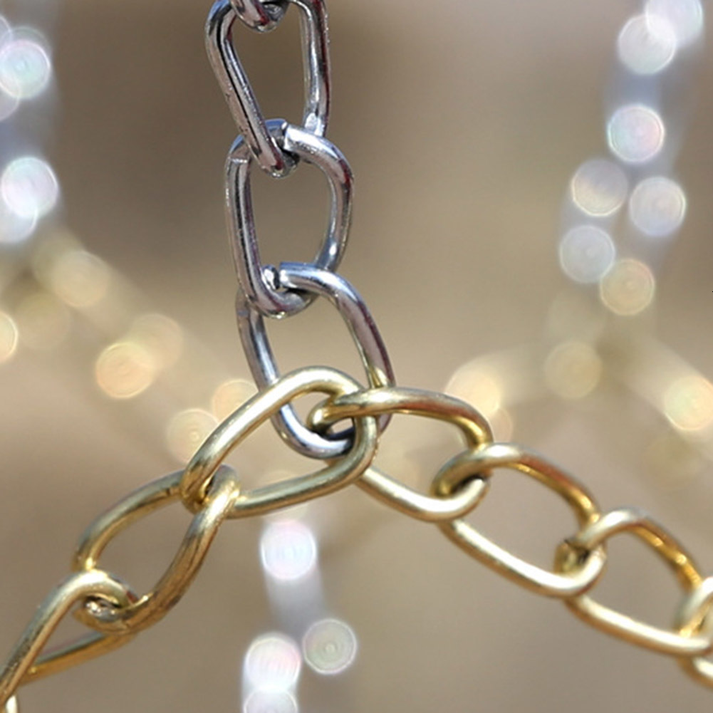 Metal Basketball Net Chain Netting Sports Rims Basket Frame Double Color Replacement Rim Hoop For Indoor Outdoor 230520