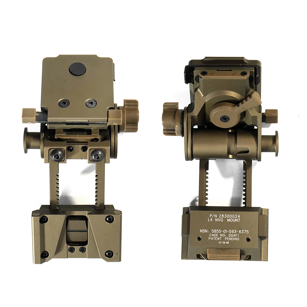 2023 New In CNC Metal L4G24 NVG Mount Aluminum Helmet Accessories Mount Fit For OPS Core Shroud Fast Wendy Helmet Mich Mount