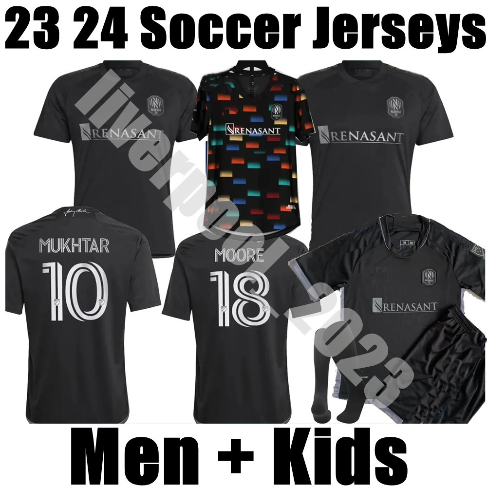 23 24 Nashville Soccer Jerseys MOORE MUKHTAR SC Football Shirt BUNBURY LEAL ZIMMERMAN ZUBAK 2023 2024 ANUNGA FREEMAN SAPONG FAFA AMICHE GODOY special MOORE uniform
23 24 Nashville Soccer Jerseys MOORE MUKHTAR SC Football Shirt BUNBURY LEAL ZIMMERMAN ZUBAK 2023 2024 ANUNGA FREEMAN SAPONG FAFA AMICHE GODOY special MOORE uniform