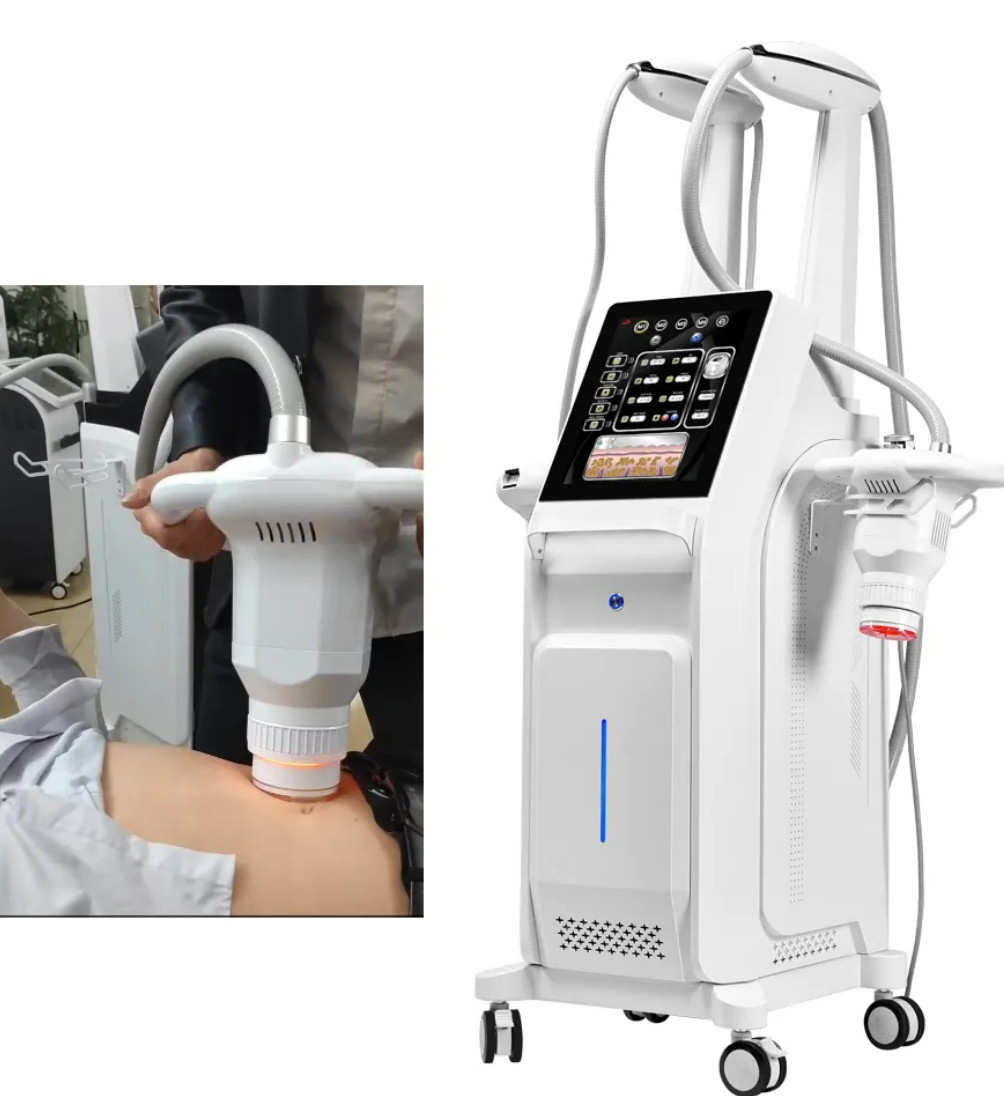 Vacuum RF 180 Mechanical Rotation Led Infrared 6 In 1 Roller Massage Vibrating Cellulite Remove machine face lift massage slimming Improve blood circu