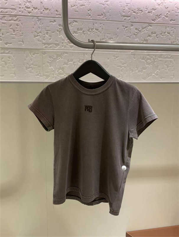 Women' T Shirts Cotton Tshirt Summer Wang Letter Print Short Sleeve Slim T-shirts Tops High Street Tees, Brown
Women' T Shirts Cotton Tshirt Summer Wang Letter Print Short Sleeve Slim T-shirts Tops High Street Tees, Brown