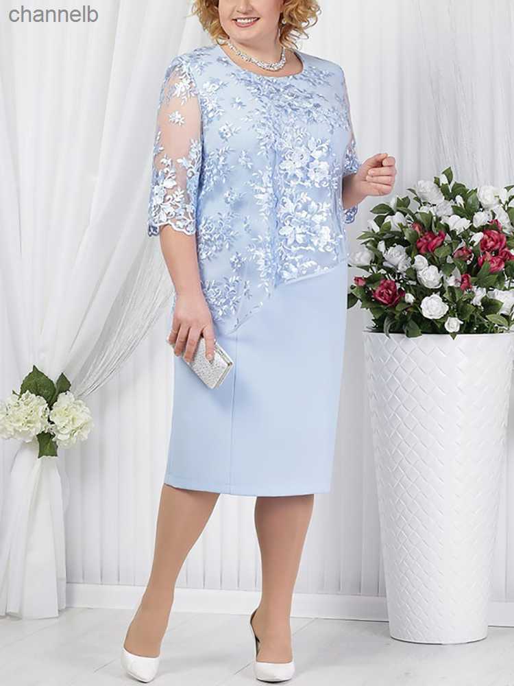 Casual Dresses Plus Size Summer Dresses for Wedding Guest Women 2022 Fashion Lace Patchwork Slim Bodycon Pencil Dress Elegant Party Dresses L230520, Pink
Casual Dresses Plus Size Summer Dresses for Wedding Guest Women 2022 Fashion Lace Patchwork Slim Bodycon Pencil Dress Elegant Party Dresses L230520, Pink