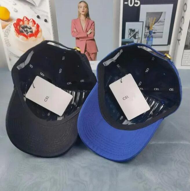 2023 Fashion casquette mens designer hat womens baseball cap fitted hats letter summer snapback sunshade sport embroidery beach luxury hats gorra blue