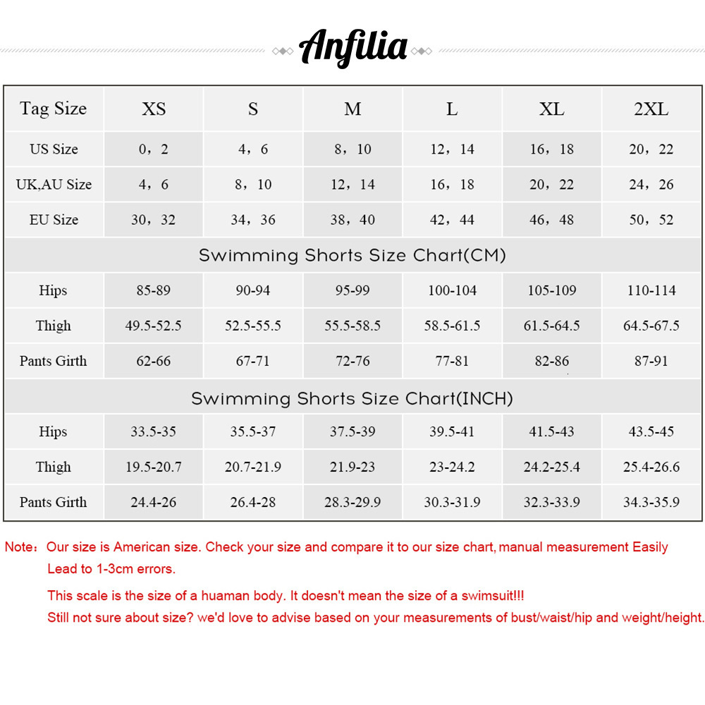 Swim Wear Anfilia Women's Boyleg Trunks High Waisted Lace Hollow Out Board Shorts Swimming 230519