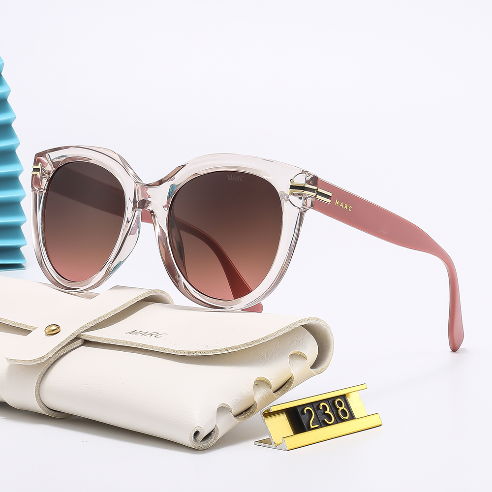 New Polarized Sunglasses for Women Summer Sunscreen Plate Glasses for UV Protection Sunglasses for Men Large Face Slimming Sunglasses 238