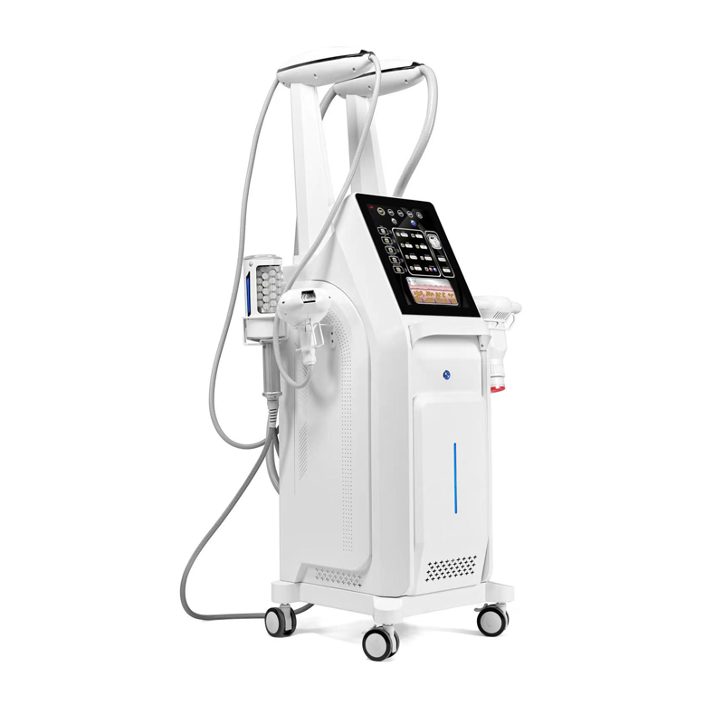 Vacuum RF 180 Mechanical Rotation Led Infrared 6 In 1 Roller Massage Vibrating Cellulite Remove machine face lift massage slimming Improve blood circu