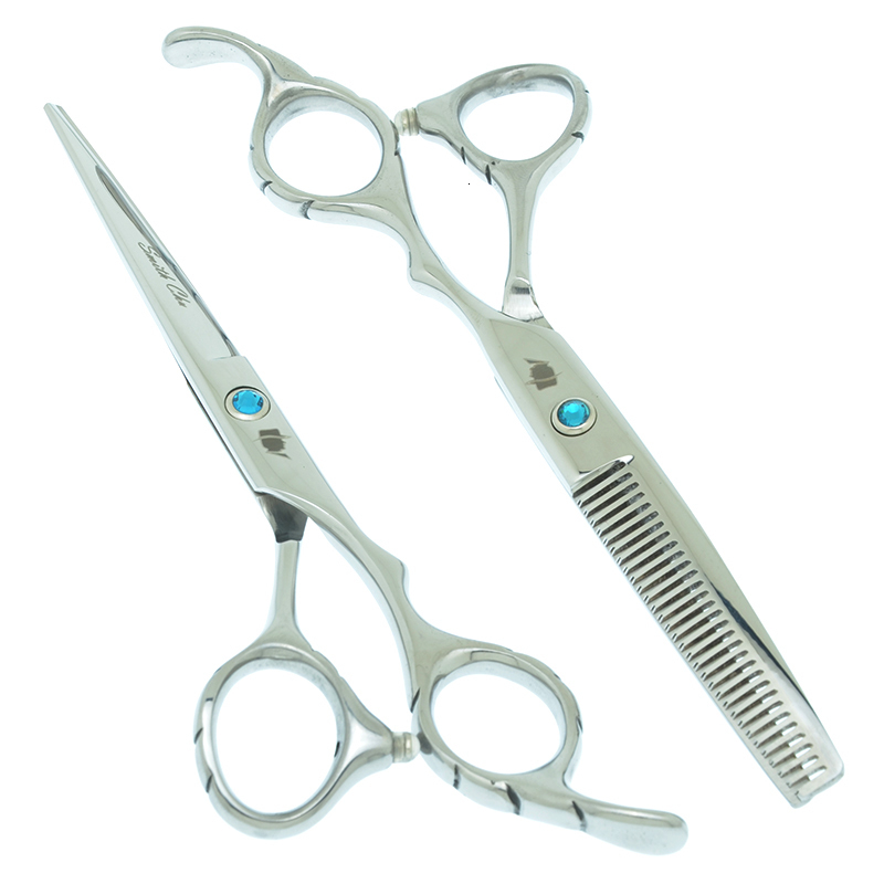 Hair Scissors 5.5" 6.0" Hairdressing Barber Professional Cutting Scissors Hair Shears Smith Chu Japan 440c Salon Hair Thinning Scissors A003
