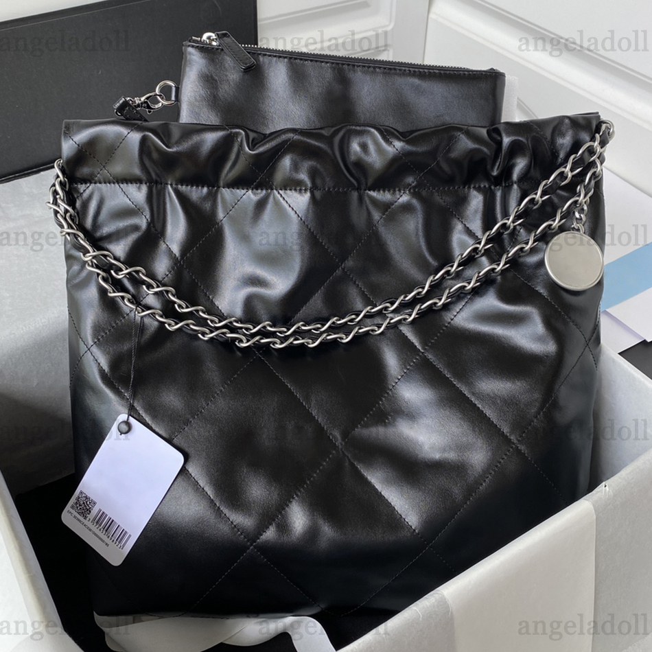 10A Mirror Quality Luxury Designers Bag 22 Handbag Small 35cm Shopping Bag Calfskin Quilted Tote Black Purse Womens Shoulder Silver Chain Box Bag With Mini Pouch, Carton
10A Mirror Quality Luxury Designers Bag 22 Handbag Small 35cm Shopping Bag Calfskin Quilted Tote Black Purse Womens Shoulder Silver Chain Box Bag With Mini Pouch, Carton