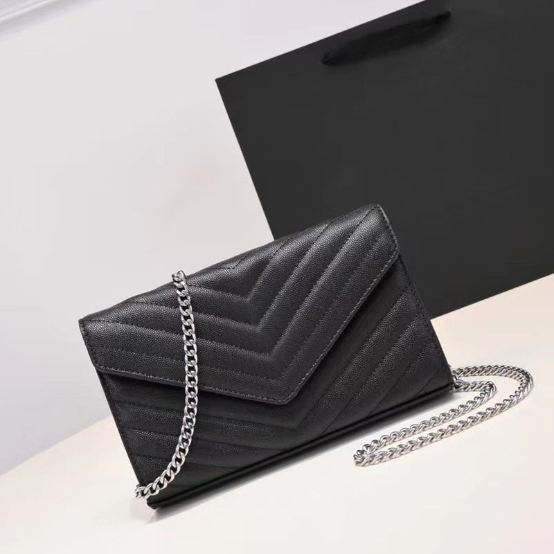 Women Cavier Fashion Designer Handbags Shoulder Luxurys Bags metal chain gold silver Handbag Flip cover diagonal Genuine Leather bag Messenger Crossbody Purse
Women Cavier Fashion Designer Handbags Shoulder Luxurys Bags metal chain gold silver Handbag Flip cover diagonal Genuine Leather bag Messenger Crossbody Purse