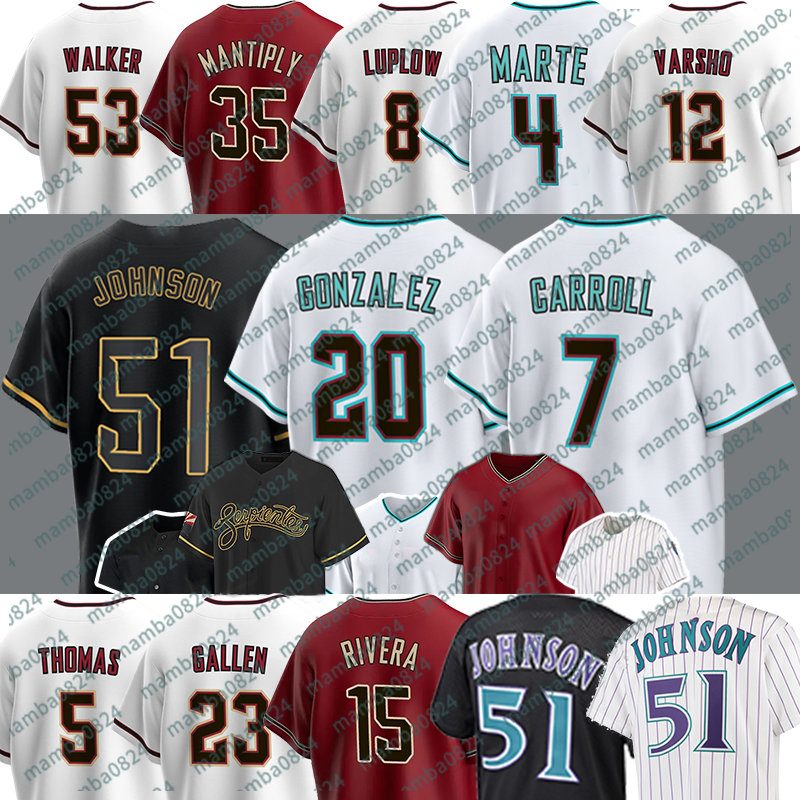 Randy Johnson Baseball Jerseys Diamondbacks Corbin Carroll Adolis Garcia Ketel Marte Luis Jose Ruiz Geraldo Perdomo Josh Rojas Carson Kelly, Men( xiang wei she)
Randy Johnson Baseball Jerseys Diamondbacks Corbin Carroll Adolis Garcia Ketel Marte Luis Jose Ruiz Geraldo Perdomo Josh Rojas Carson Kelly, Men( xiang wei she)