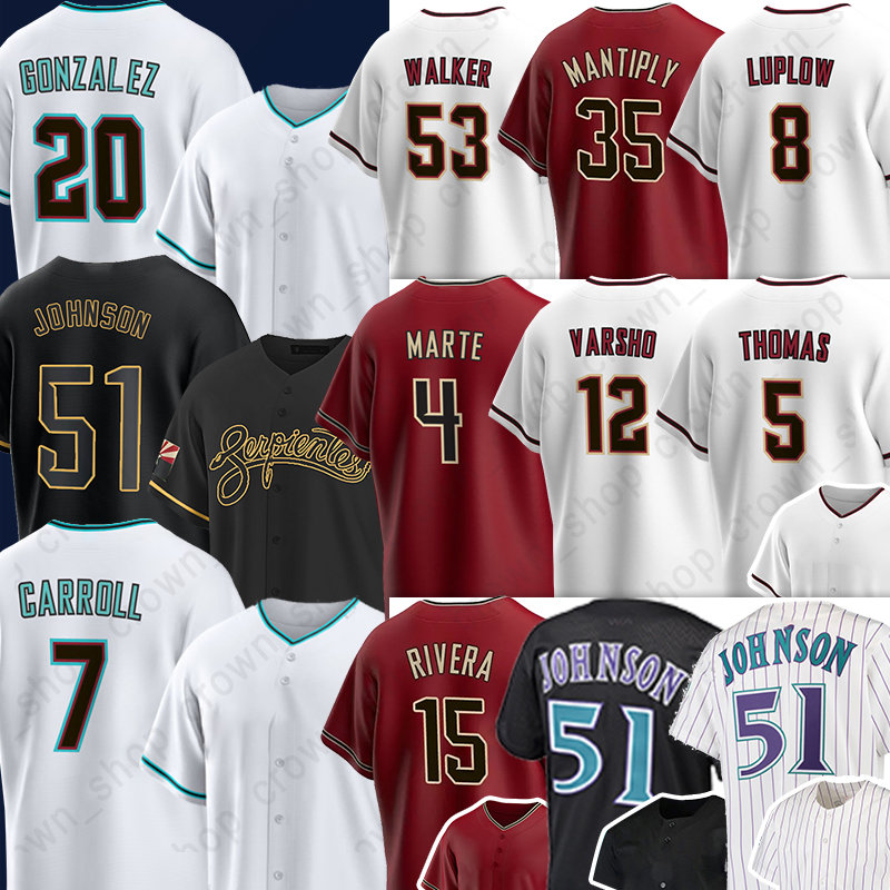Randy Johnson Baseball Jerseys Diamondbacks Corbin Carroll Adolis Garcia Ketel Marte Luis Gonzalez Joe Mantiply Dominic Fletcher Lourdes Gurriel Jr Pavin Smith, Men( xiang wei she)
Randy Johnson Baseball Jerseys Diamondbacks Corbin Carroll Adolis Garcia Ketel Marte Luis Gonzalez Joe Mantiply Dominic Fletcher Lourdes Gurriel Jr Pavin Smith, Men( xiang wei she)
