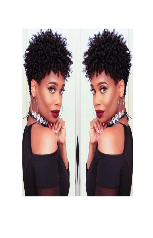 new arrival brazilian Hair African Ameri short cut kinky curly wig Simulation Human Hair short curly wig for lady3190806, Black
new arrival brazilian Hair African Ameri short cut kinky curly wig Simulation Human Hair short curly wig for lady3190806, Black