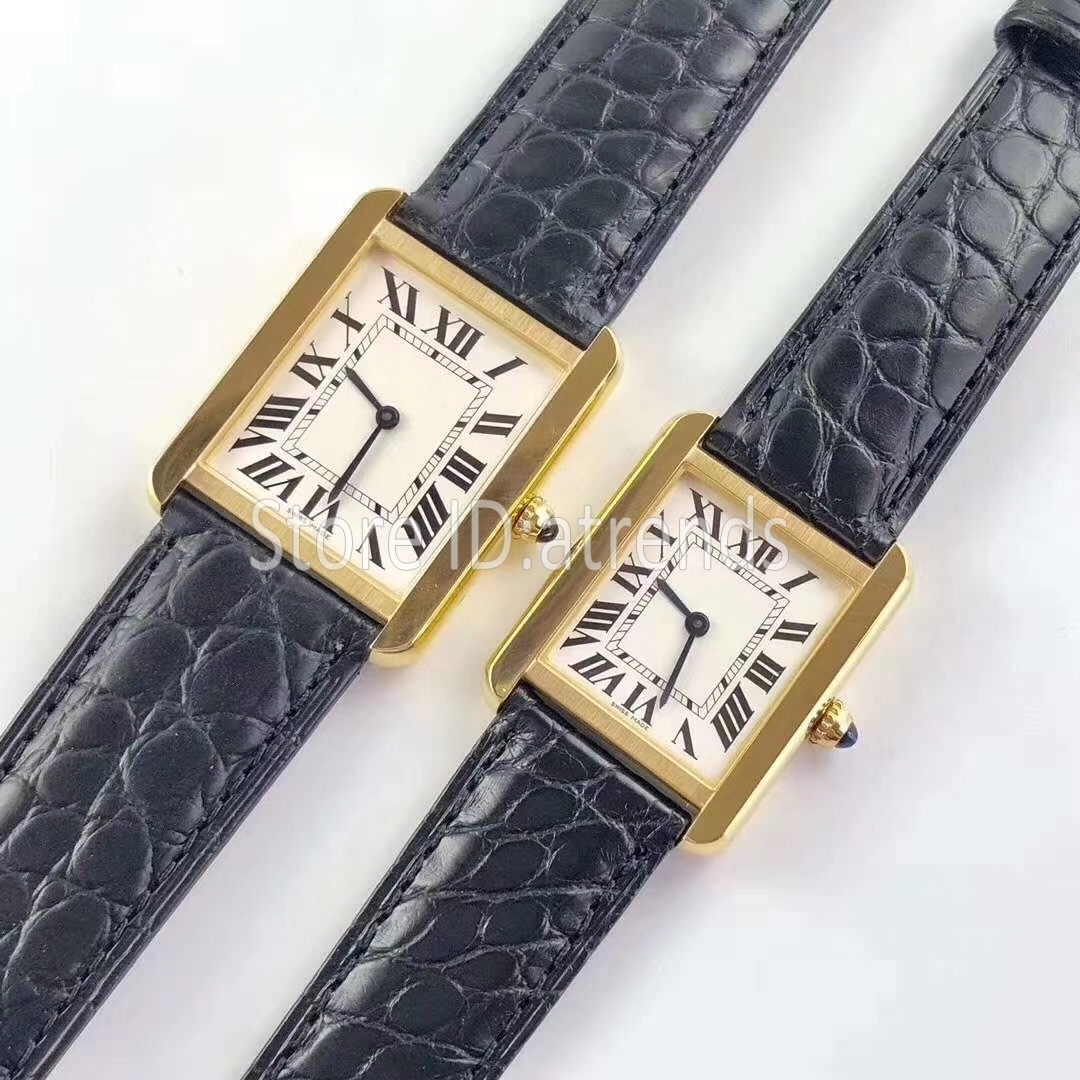 Super Top Fashion Quartz Watch Women Gold Dial Sapphire Glass Middle Small Size Black Leather Strap Wristwatch Classic Rectangle Design Ladies Dress Clock 1537, Rose gold;middle size
Super Top Fashion Quartz Watch Women Gold Dial Sapphire Glass Middle Small Size Black Leather Strap Wristwatch Classic Rectangle Design Ladies Dress Clock 1537, Rose gold;middle size