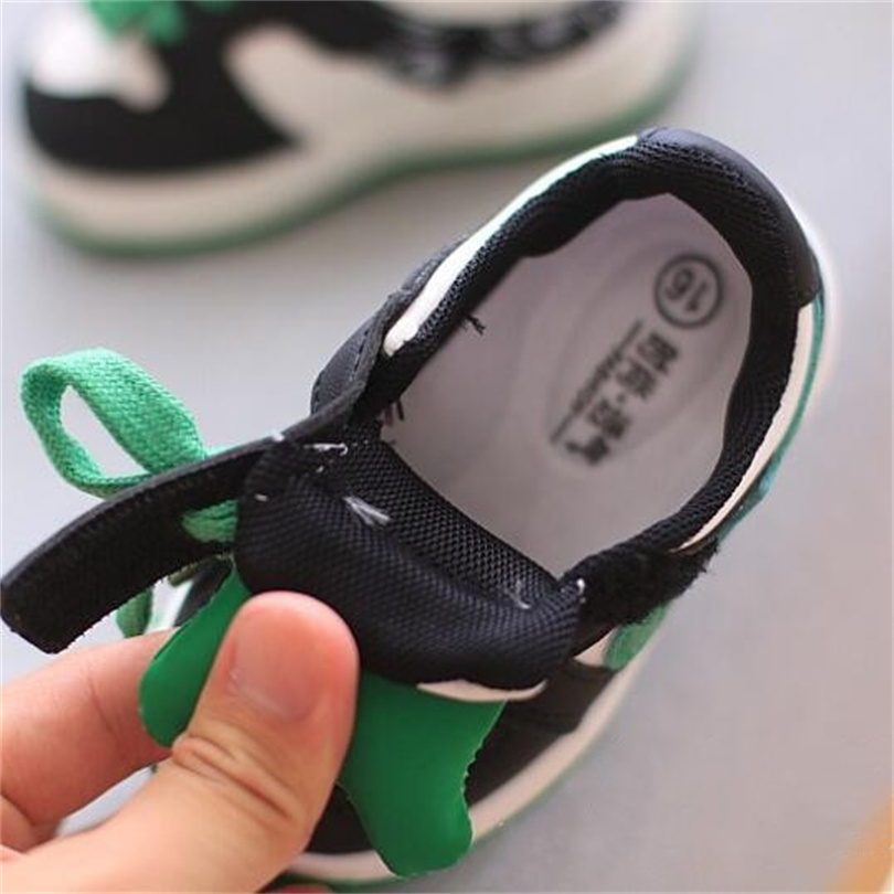 Baby First Walkers Autumn Toddler infant Boy Girl Casual Running Shoes Soft Bottom Comfortable Stitching Color Kids Sneakers