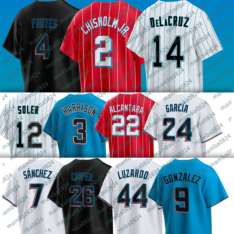 Miami 2 Jazzs Chisholm Jr. Baseball Jerseys Marlins Brian Anderson Bryan De La Cruz Jorge Soler Luis Arraez Garrett Cooper Avisail Garcia Jesus Sanchez, Men(bai wa)
Miami 2 Jazzs Chisholm Jr. Baseball Jerseys Marlins Brian Anderson Bryan De La Cruz Jorge Soler Luis Arraez Garrett Cooper Avisail Garcia Jesus Sanchez, Men(bai wa)
