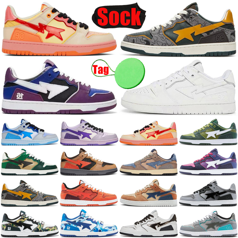 sk8 sta bapestas designer bapesta shoes for men women platform bapestar baped sneakers Black Camo Orange Purple mens womens casual trainers luxury Plate-forme, 10
sk8 sta bapestas designer bapesta shoes for men women platform bapestar baped sneakers Black Camo Orange Purple mens womens casual trainers luxury Plate-forme, 10