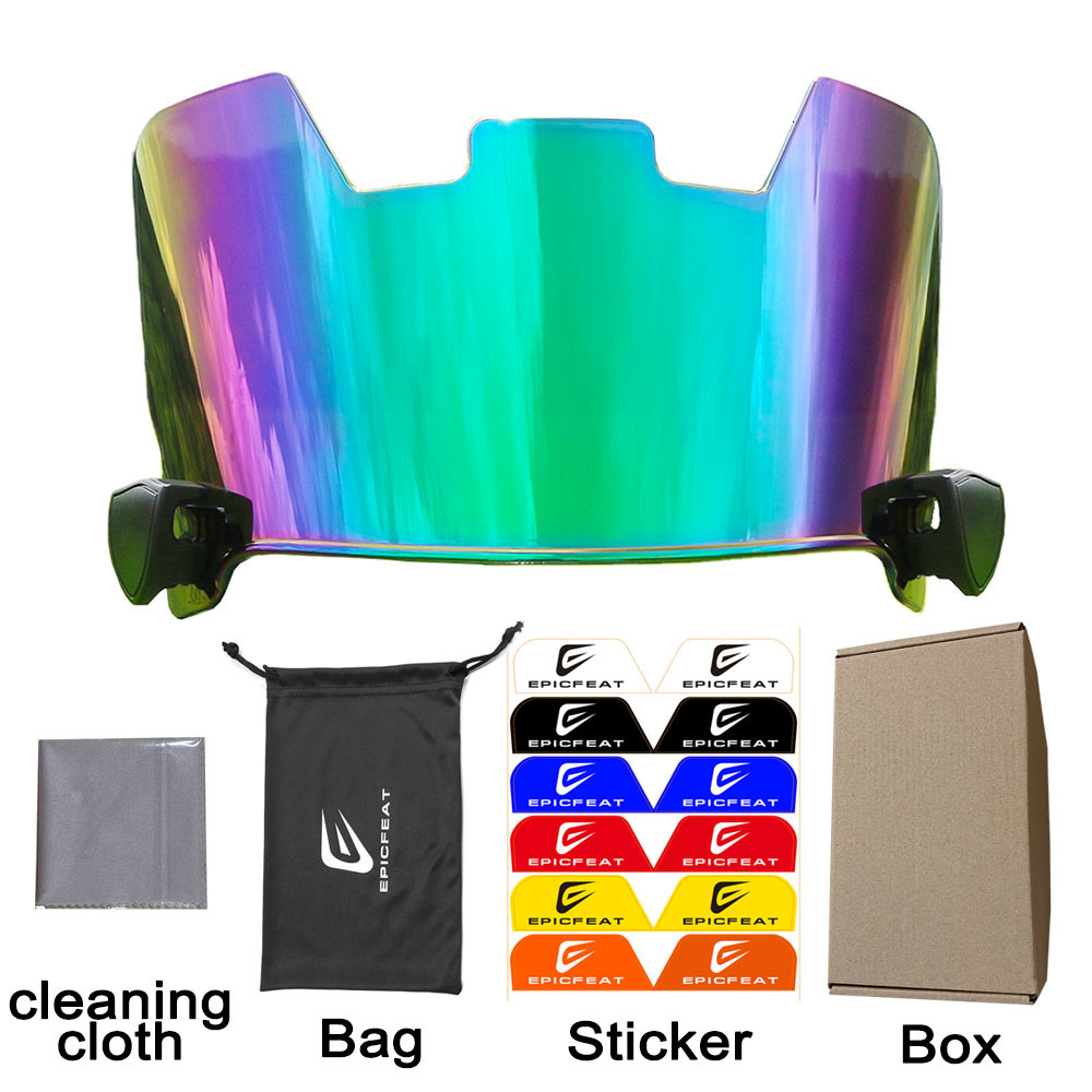 Balls 2023 American Football Visors with Clip Universal Fit Chrome Factory Rugby Helmet EyeShield Visor for Adult Youth 230520