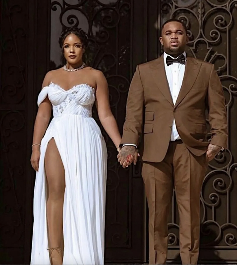Plus Size Dresses Side Split Chiffon Sweetheart Boho Vestido De Novia African Beach Bridal Wedding Dress 0431