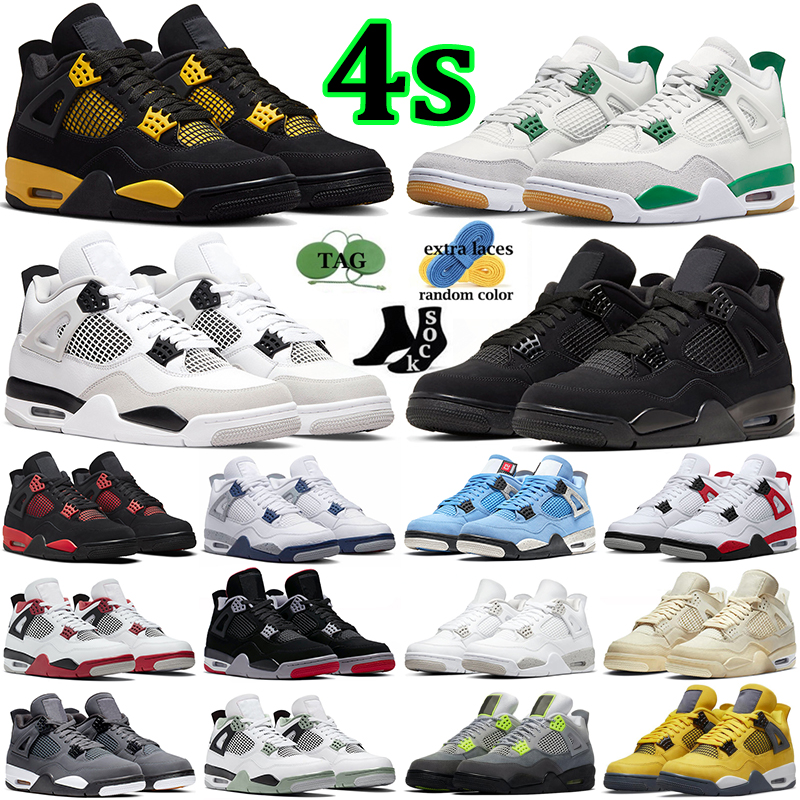 Jumpman 4 Basketball Shoes Men Women 4s Sneakers Pine Green Military Black Cat Fire Red Cement Thunder White Oreo Cactus Jack Midnight Navy Outdoor Sports Trainers, Tattoo singles day
Jumpman 4 Basketball Shoes Men Women 4s Sneakers Pine Green Military Black Cat Fire Red Cement Thunder White Oreo Cactus Jack Midnight Navy Outdoor Sports Trainers, Tattoo singles day