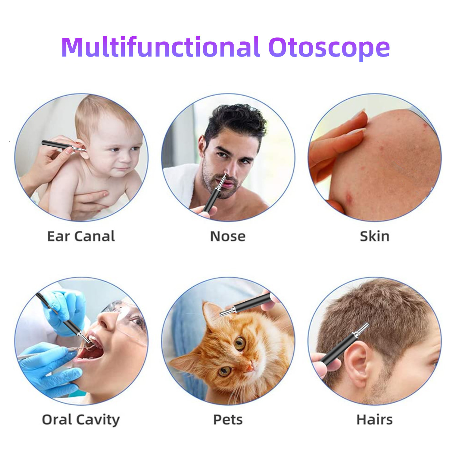 Ear Care Supply WiFi Cleaner Wax Removal Otoscope Cleaning Pick Tool LED Light Camera Wireless Clean Earwax Remover Personal Health 230520