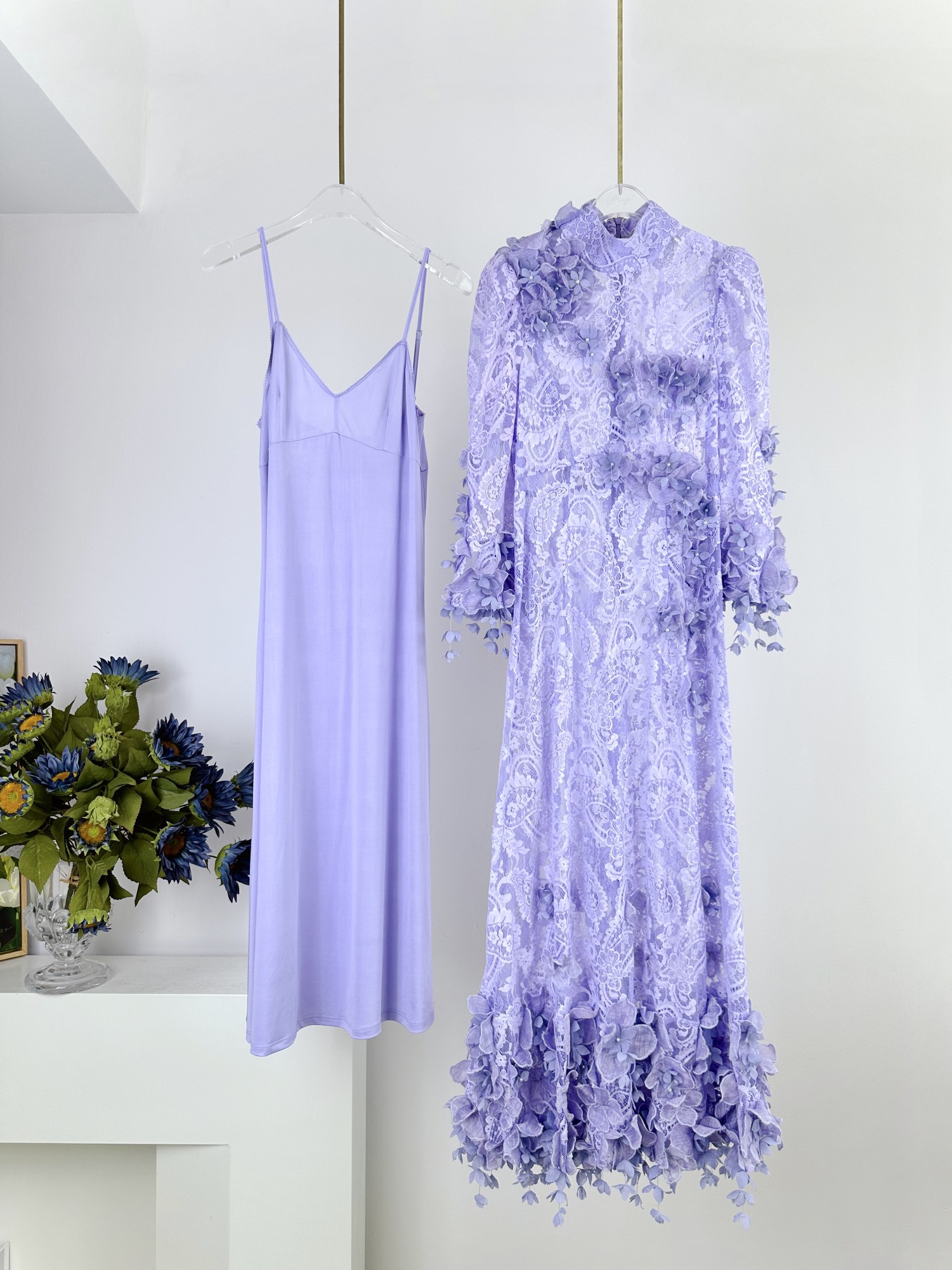Casual Dresses 2023 Australian Designer Dress Spring/Summer New High Tide Lace Small Flower Long Dress, Lavender
Casual Dresses 2023 Australian Designer Dress Spring/Summer New High Tide Lace Small Flower Long Dress, Lavender