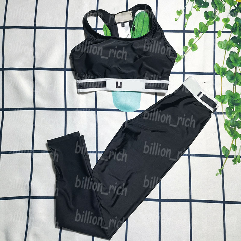 Luxury Black Women Tracksuits Designer Sleeveless Dry Quickly Yoga Outfits Summer Spring Fashion Yoga Sets Gym Sport Sportswear 2 Piece Yoga Set, Black with label
Luxury Black Women Tracksuits Designer Sleeveless Dry Quickly Yoga Outfits Summer Spring Fashion Yoga Sets Gym Sport Sportswear 2 Piece Yoga Set, Black with label