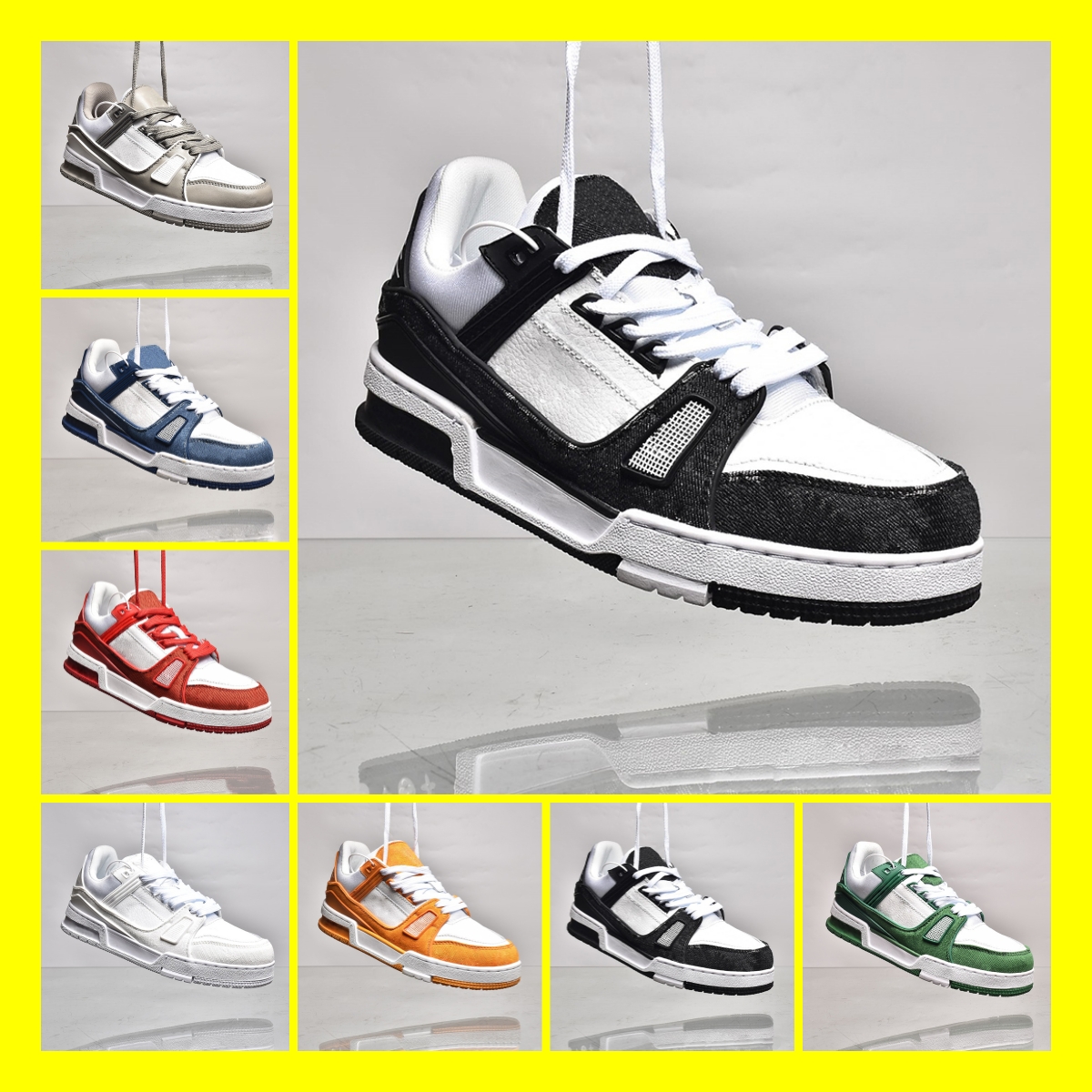 sneaker Designer flat trainer casual shoes LVMH canvas leather luxury white green red blue letter fashion platform Breathable Mens Womens Sneakers 36-45
sneaker Designer flat trainer casual shoes LVMH canvas leather luxury white green red blue letter fashion platform Breathable Mens Womens Sneakers 36-45